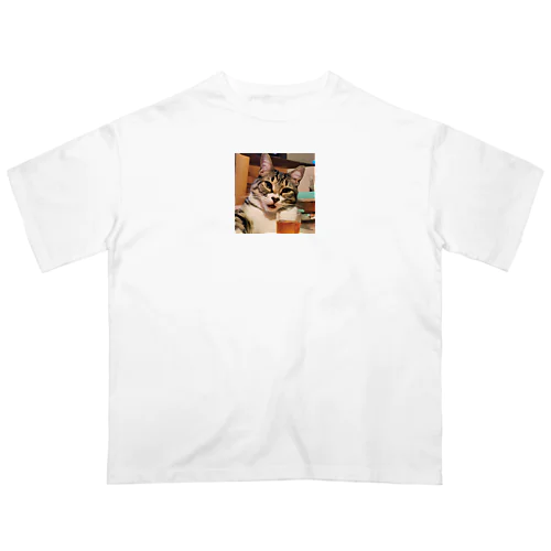 猫猫　泥酔 Oversized T-Shirt