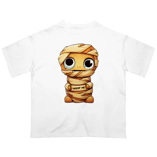 Wrapped Wonders Halloween Collection: Mummy #05 オーバーサイズTシャツ