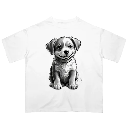 オリジナル犬 オーバーサイズTシャツ