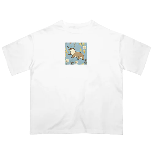 おさんぽカワウソ オーバーサイズTシャツ