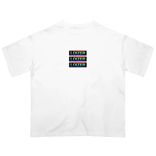 LOIZER 3連ロゴ Oversized T-Shirt