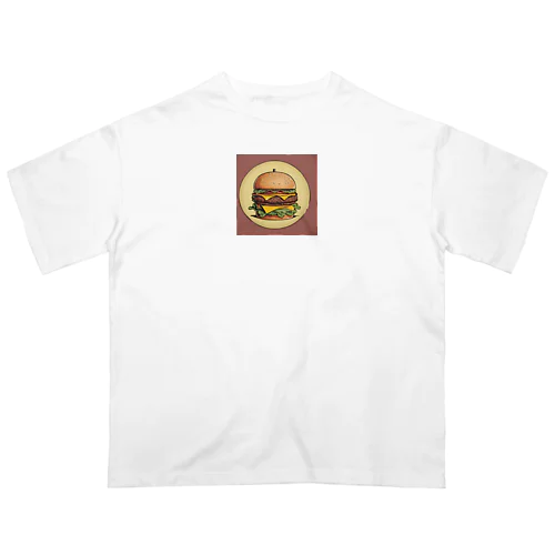 バーガーバーガー Oversized T-Shirt