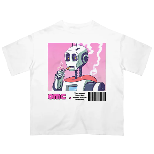 一服ロボットさん オーバーサイズTシャツ