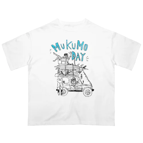 MUKUMO DAY （白地用） オーバーサイズTシャツ