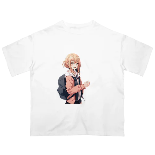 ツンデレ女子 オーバーサイズTシャツ