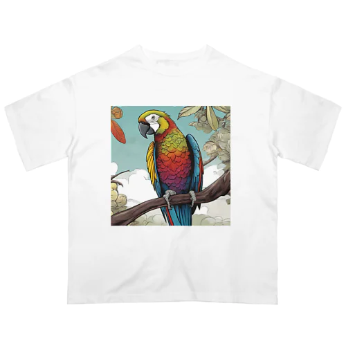 karafurインコ オーバーサイズTシャツ