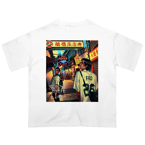 グランドセフト鶴橋 Oversized T-Shirt