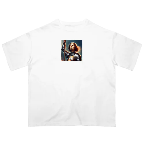 ジャンヌ・ダルクのイラストグッズ Oversized T-Shirt