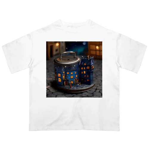  星空缶 Oversized T-Shirt