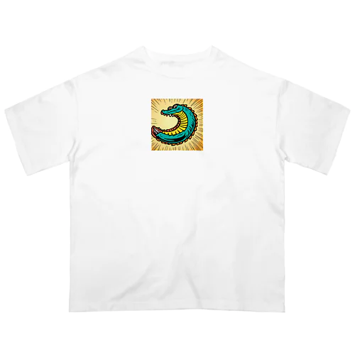 可愛いワニ オーバーサイズTシャツ