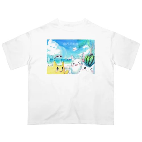 サイト９周年記念イラスト Oversized T-Shirt