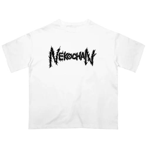 NEKOCHAN Graffiti (ブラック) Oversized T-Shirt