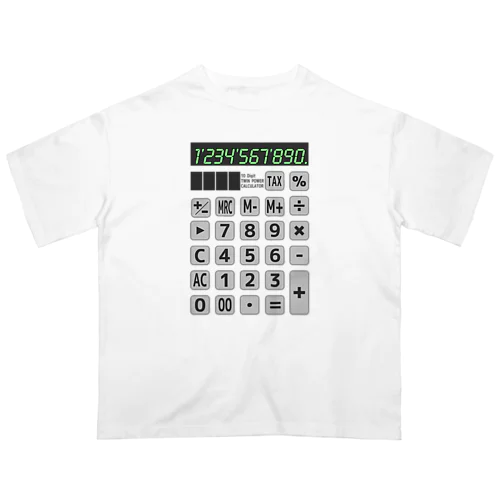 電卓 Calculator オーバーサイズTシャツ