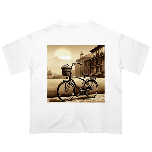 レトロな自転車 Oversized T-Shirt