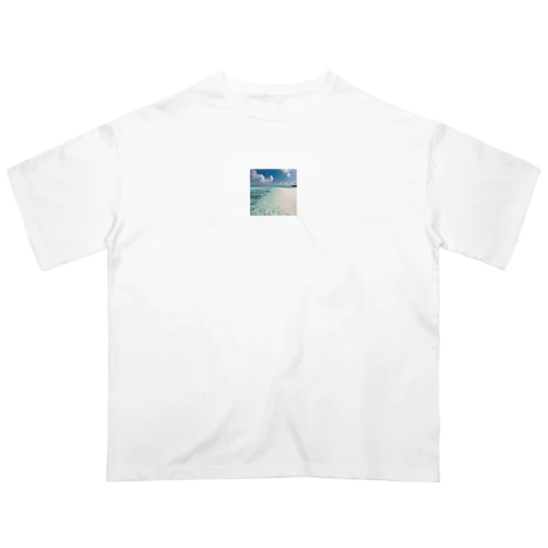 Beautiful beach オーバーサイズTシャツ