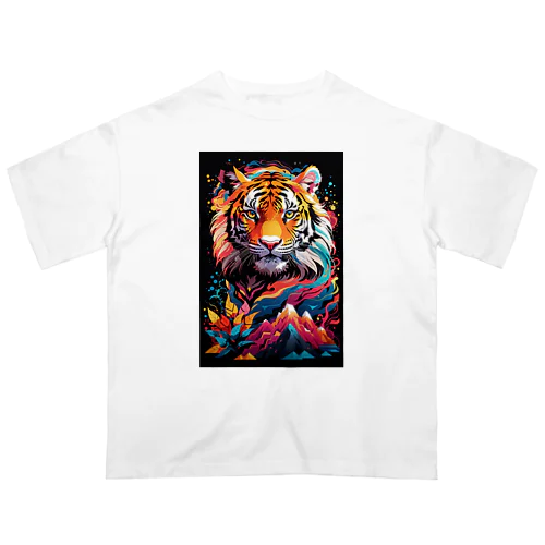 Vivid-Tiger（ビビッド‐タイガー） Oversized T-Shirt