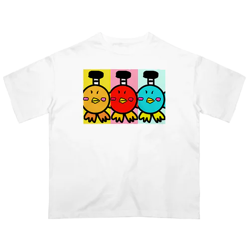 ピヨ三兄弟 Oversized T-Shirt