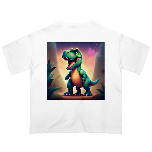 可愛いティラノサウルス Oversized T-Shirt