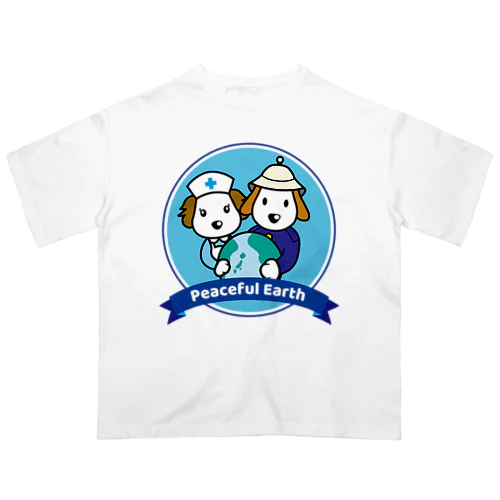 Peaceful Earth オーバーサイズTシャツ