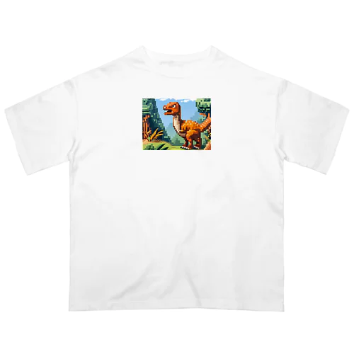 恐竜㊾　オヴィラプトル  Oversized T-Shirt