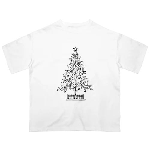 クリスマスツリー オーバーサイズTシャツ