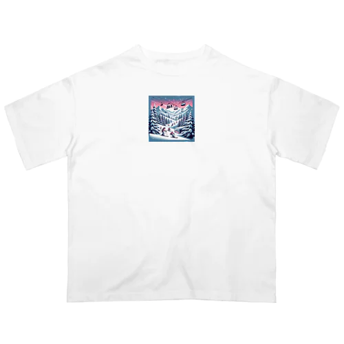 雪の楽園 オーバーサイズTシャツ