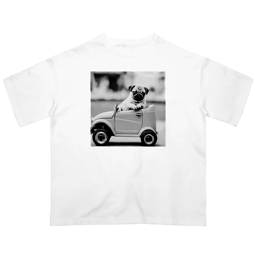 愛車とテトくん オーバーサイズTシャツ