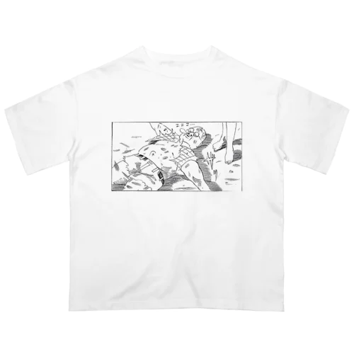 戦いの後のおじさん Oversized T-Shirt