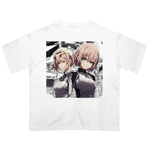 美少女の宇宙を探検隊 オーバーサイズTシャツ