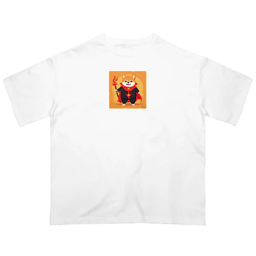 オヤツを強請るシバ犬 Oversized T-Shirt