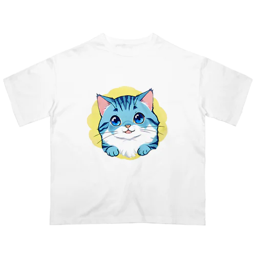 ねこのふわふわ オーバーサイズTシャツ