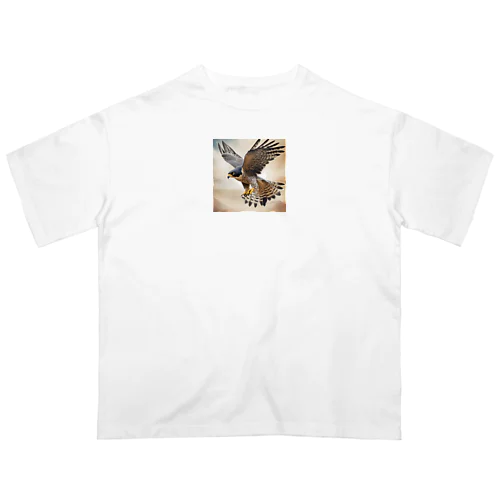 カラカラ (Peregrine Falcon) オーバーサイズTシャツ