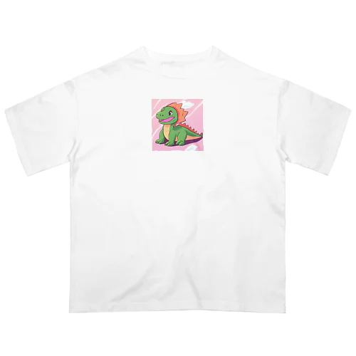 かわいい恐竜のグッズ Oversized T-Shirt
