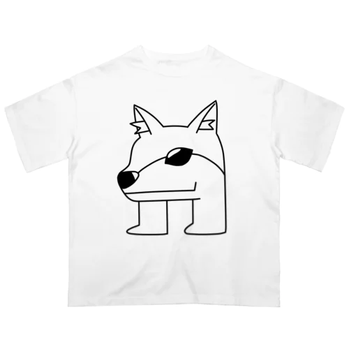 わんだふるわんこ(スタンダードッグ)-no color- オーバーサイズTシャツ