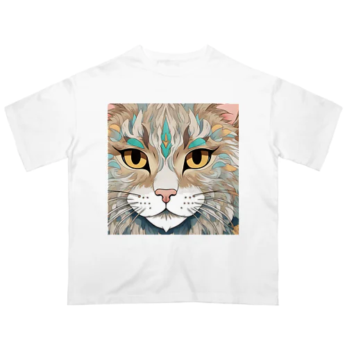 猫の魅力 オーバーサイズTシャツ