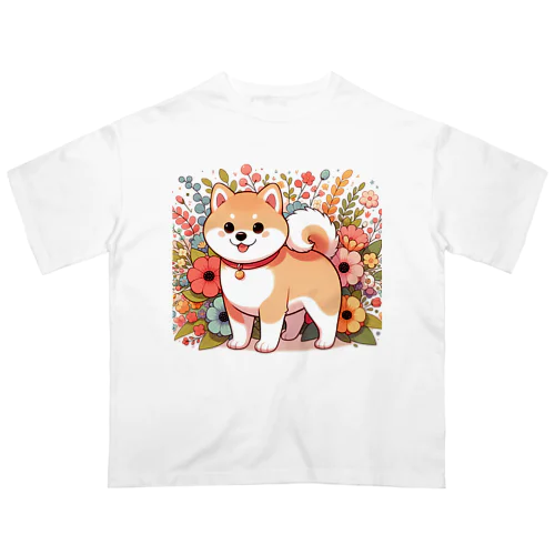 可愛い柴犬 オーバーサイズTシャツ