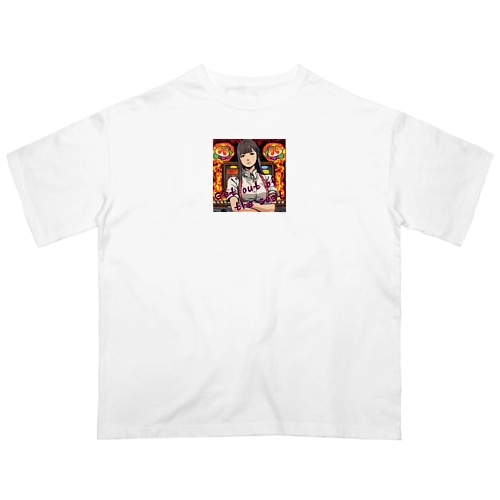 パチスロ！ベガ立ちハイエナ Oversized T-Shirt