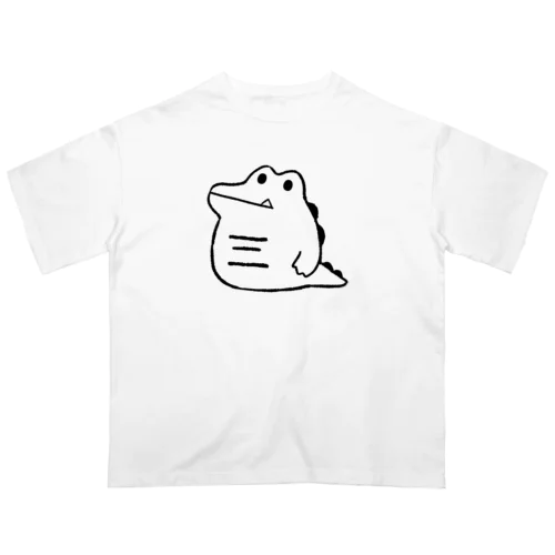 blobwani(モノトーン) オーバーサイズTシャツ