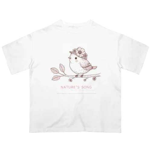 自然の詩 オーバーサイズTシャツ