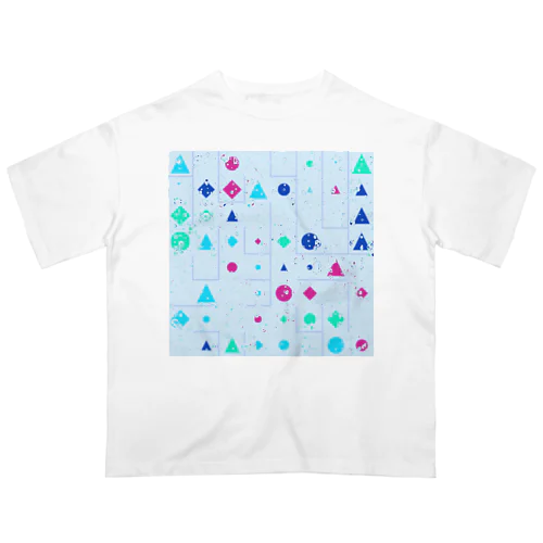 Polygonal Fusion オーバーサイズTシャツ