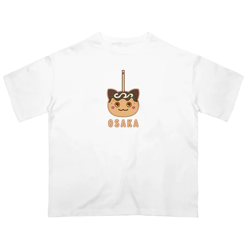 ネコたこ焼き オーバーサイズTシャツ