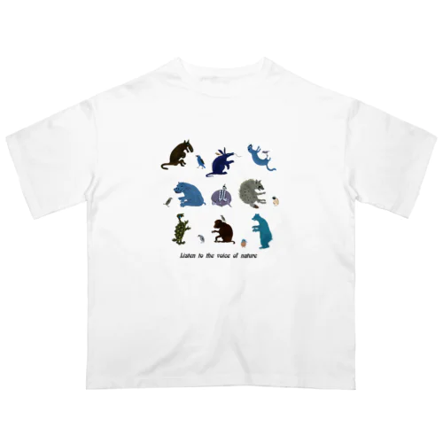 動物たちの風の音2  オーバーサイズTシャツ
