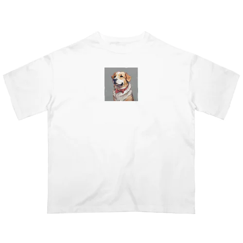 リボン犬 Oversized T-Shirt
