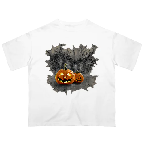 ハロウィンカボチャ オーバーサイズTシャツ