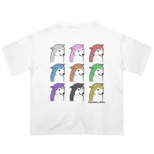 9colorポンさん オーバーサイズTシャツ