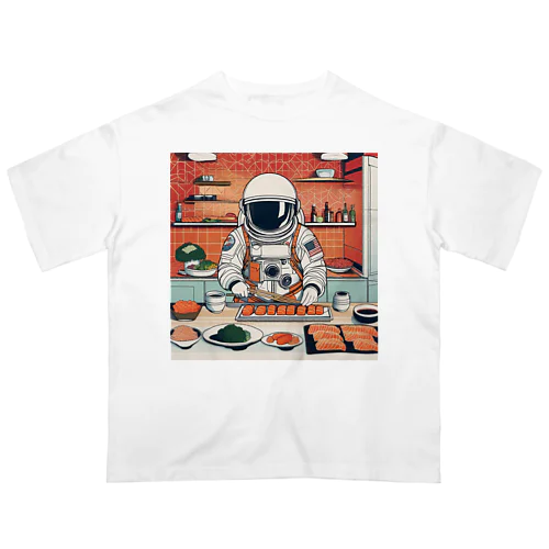 スペースクッキング 寿司編 オーバーサイズTシャツ