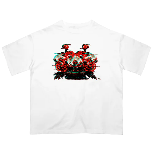 POPPY_GLITCH オーバーサイズTシャツ