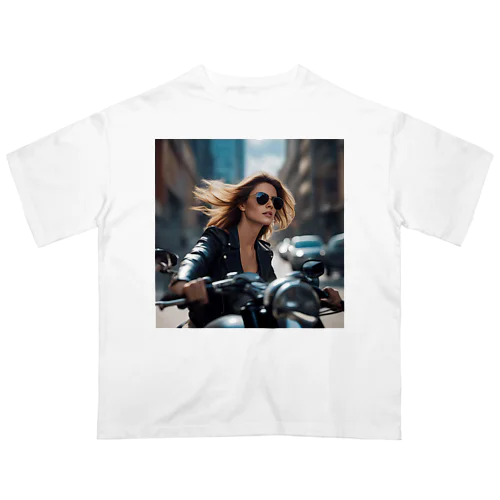 Bike Woman2 Oversized T-Shirt