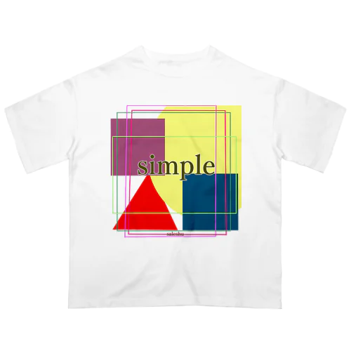 simple6 オーバーサイズTシャツ