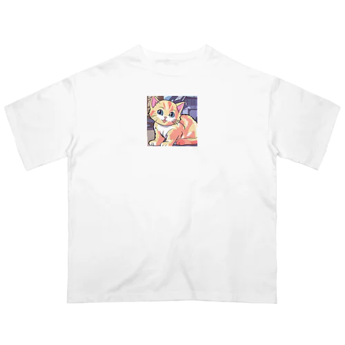 かわいい子猫グッズ Oversized T-Shirt